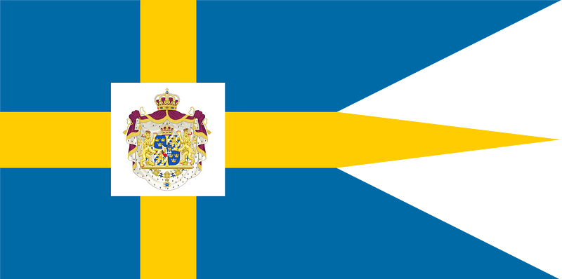 Sweden-Royal-flag-grand-coa