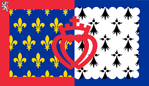 Unofficial flag of Pays-de-la-Loire