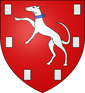 Blason ville fr Pleaux (Cantal)