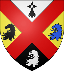 Blason ville fr Plounévez-Lochrist (Finistere)