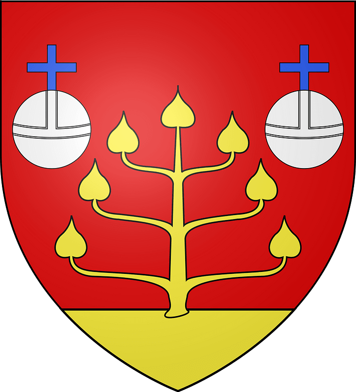 Blason ville fr Montfort-en-Chalosse (Landes)