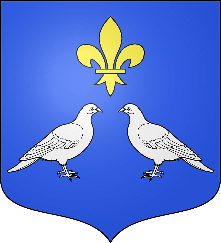 Blason ville fr Baulieu-sur-Loire (Loiret)