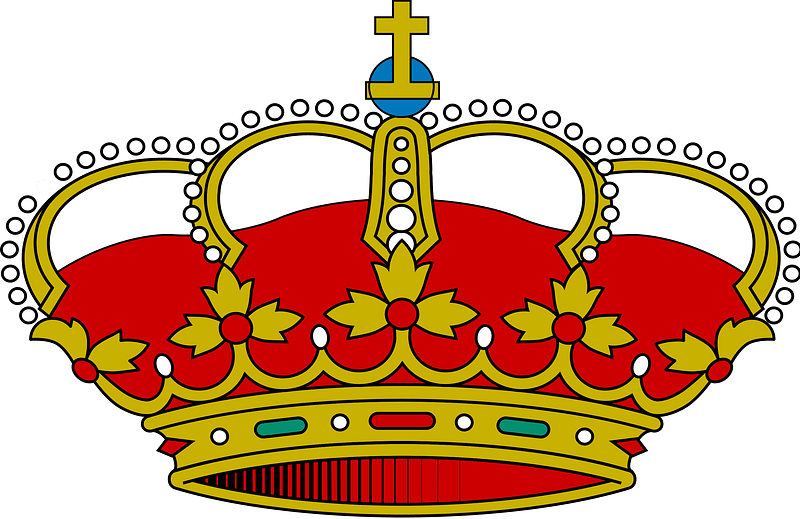 Crown of Navarre from its flag