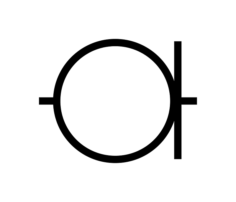 Current limiting diode symbol