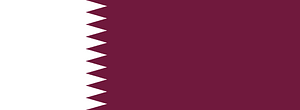 Flag of Qatar (1949–1971)