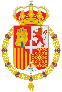 Escudo de España Amadeo de Saboya con toisón