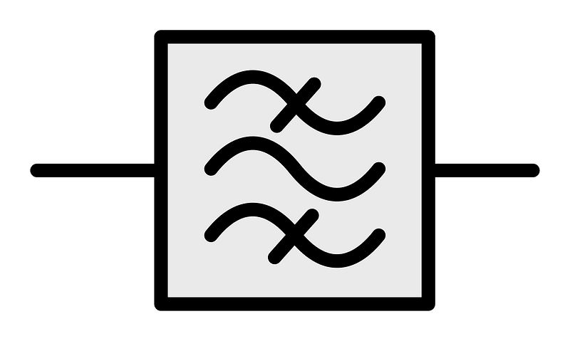 Bandpass filter symbol