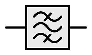 Bandpass filter symbol