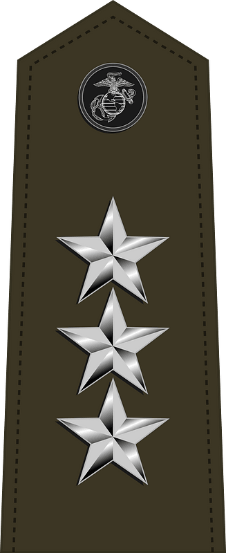 US Marine O9 shoulderboard vertical