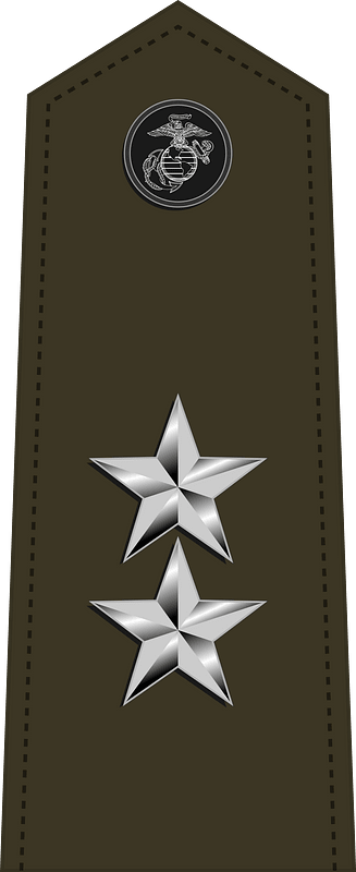 US Marine O8 shoulderboard vertical