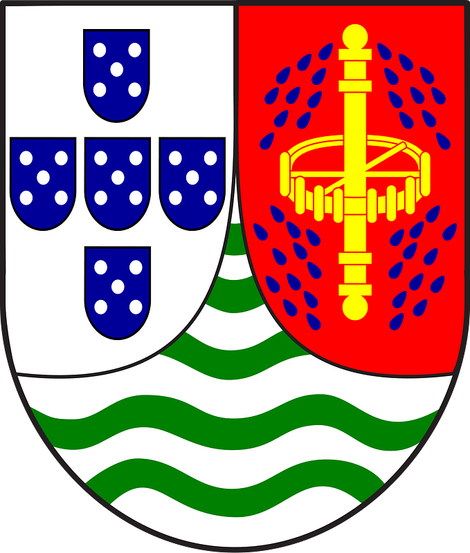 Lesser coat of arms of Portuguese Sao Tome and Principe
