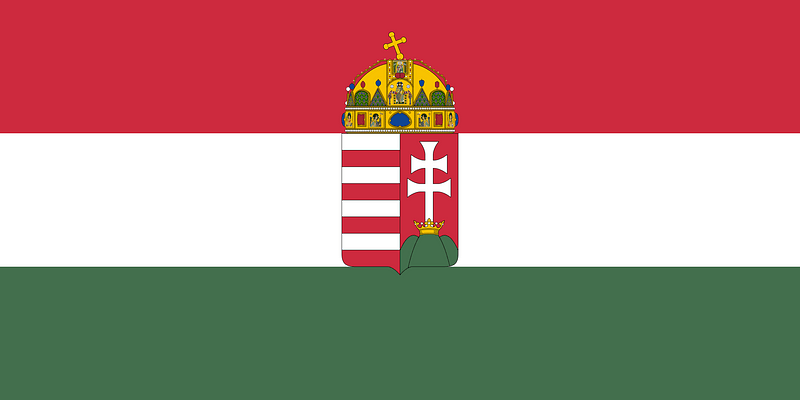 Flag of Hungary (1874-1896)