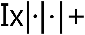 Interpunct and Multiplication Dot using font Segoe UI Symbol