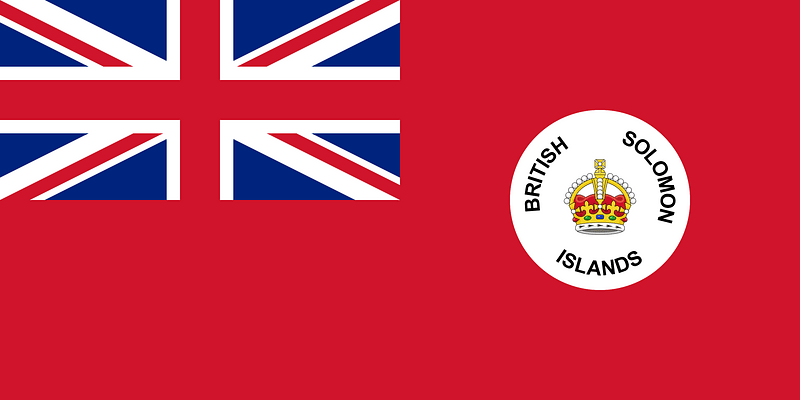 Red Ensign of the Solomon Islands (1906-1947)