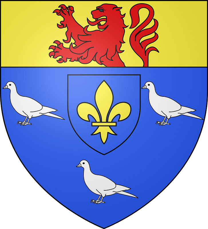 Blason ville fr Chédigny (37)