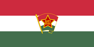 Flag of the Union of Working Youth (Hungary; variant)