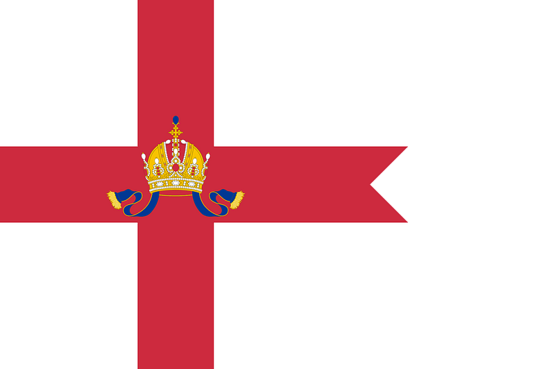 Pennant of the Commodore of the Imperial and Royal Yacht Squadron