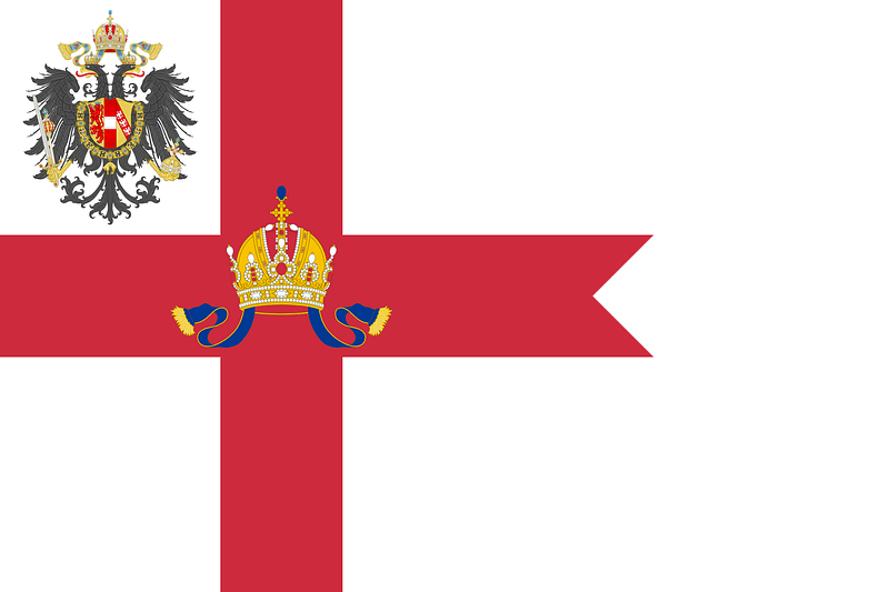 Pennant of the Vice Commodore of the Imperial and Royal Yacht Squadron (Cisleithania)