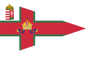 Pennant of Honorary Members of the Imperial and Royal Yacht Squadron (Transleithania)