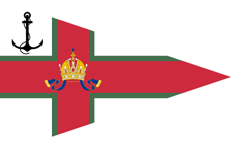 Pennant of Members of the Imperial and Royal Yacht Squadron (Transleithania)