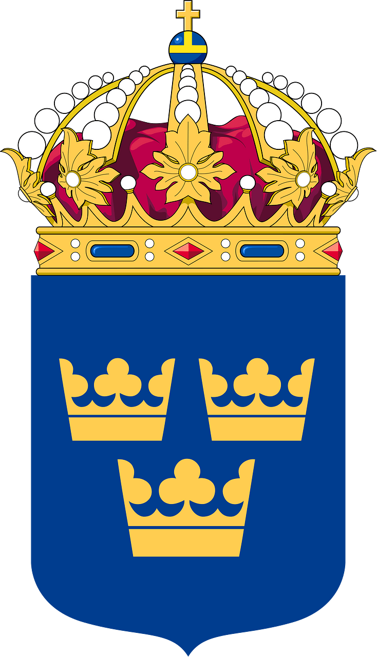 Coat of arms of Sweden (Lesser)