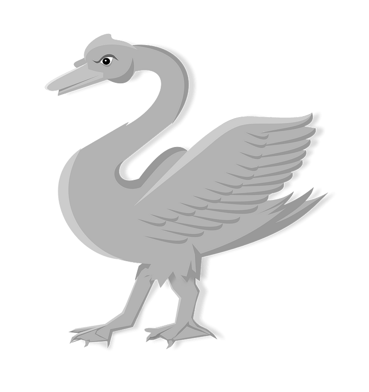 Heraldic swan - meuble