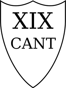XIX Cantone coa