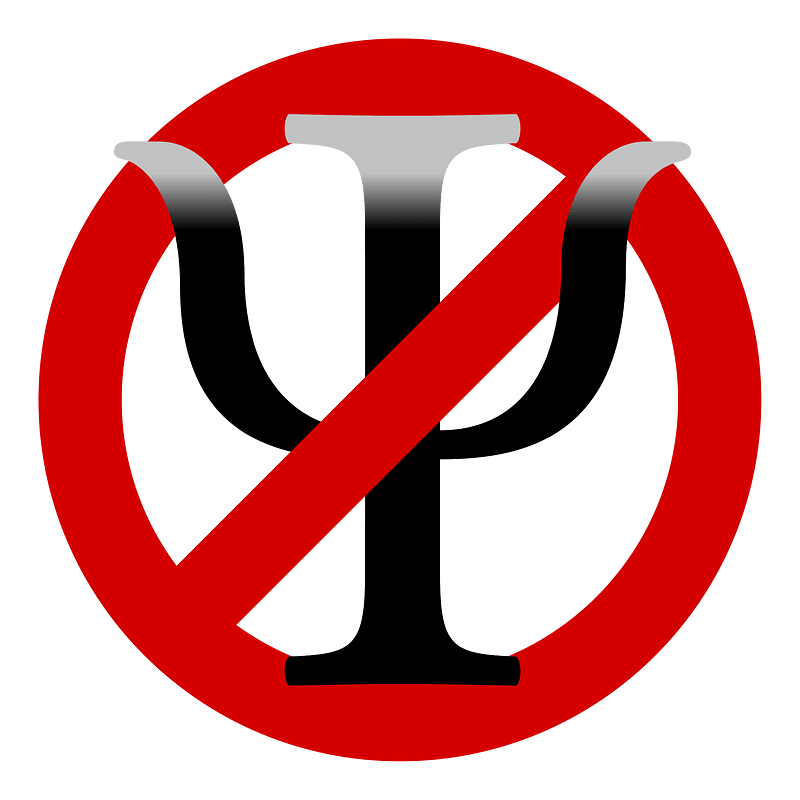 Unofficial anti-psychoanalysis symbol