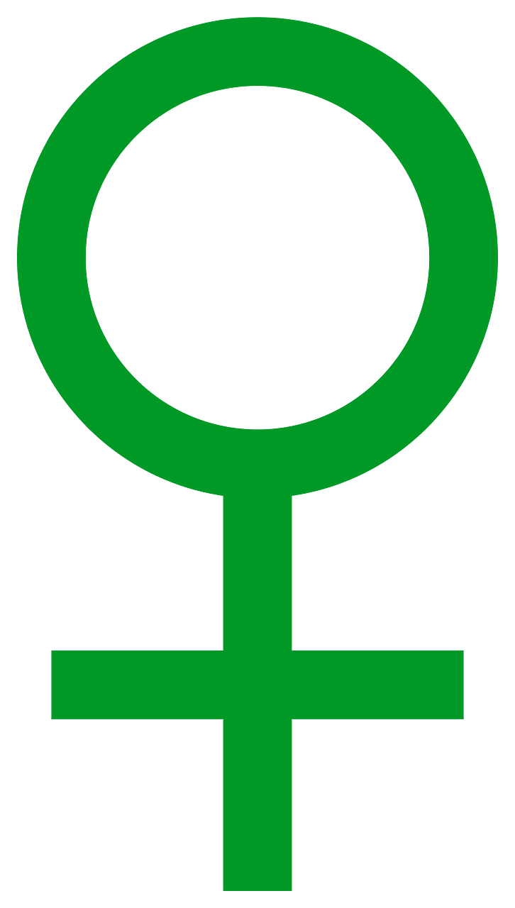 Venus symbol (green)