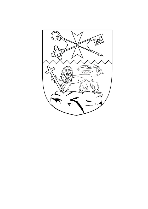 Diocese of Gibraltar arms (outline)