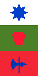 Kalvan-Otherwhen Dralm-emblem Hostigos-flags