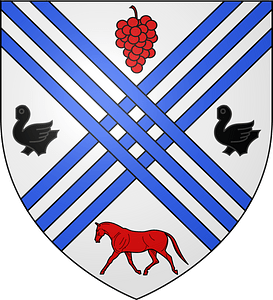 Blason de la ville de Pocé-sur-Cisse (37)