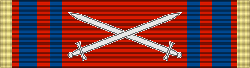 ROU Order of the Star of Romania 1999-war-ribbon Knight BAR