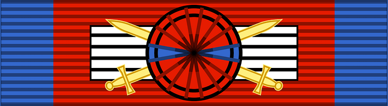ROM Order of the Star of Romania VM-swords Comm BAR