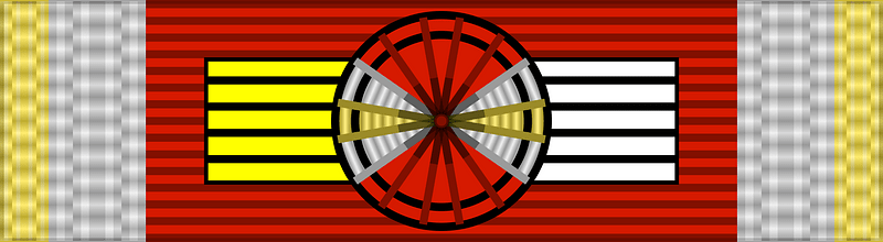 ROM Order of the Star of Romania 1938-war-ribbon GOfficer BAR