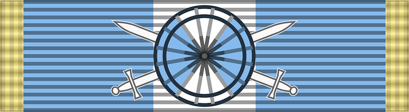 ROU Faithful Service Order 2000-war-ribbon Officer BAR