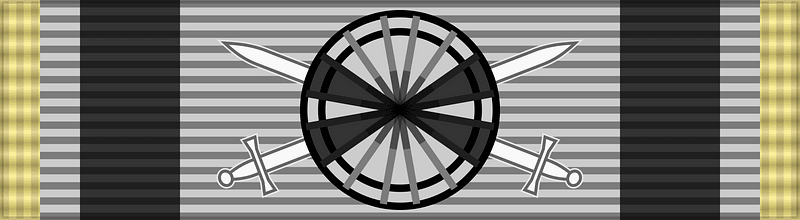 ROU Order For Merit 2000-war-ribbon Officer BAR