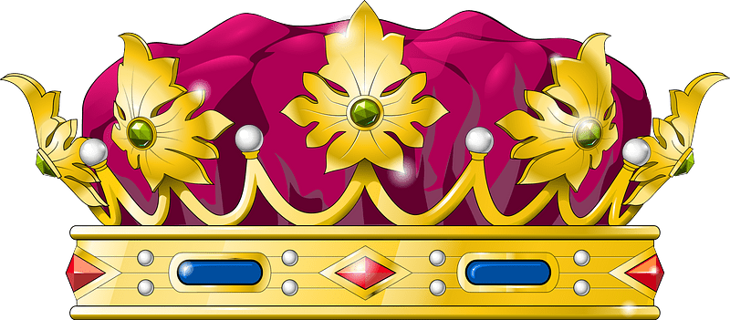 Royal crown open