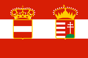War Flag and Ensign of Austria-Hungary (1915-1918)