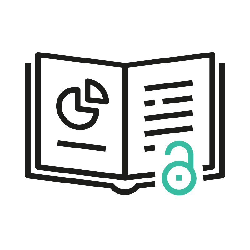 Icon DINA Schwerpunkte Parldigi 04 Open Access Farbig