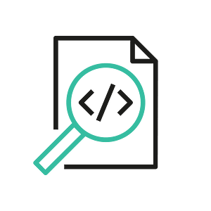 Icon DINA Voraussetzungen Digitale Nachhaltigkeit 02 Transparente Strukturen Farbig