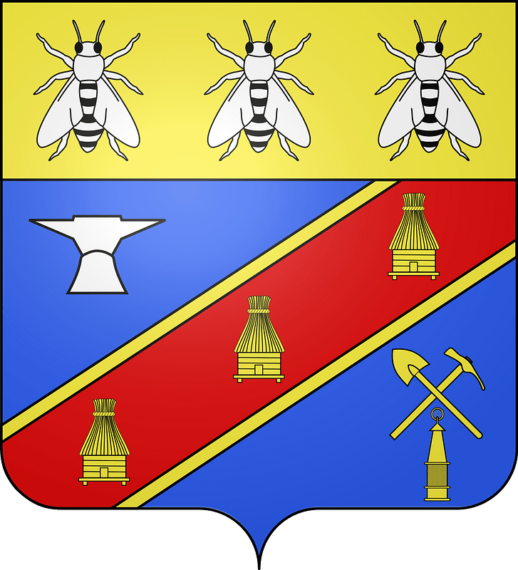 Blason de la ville de Bessèges (30)
