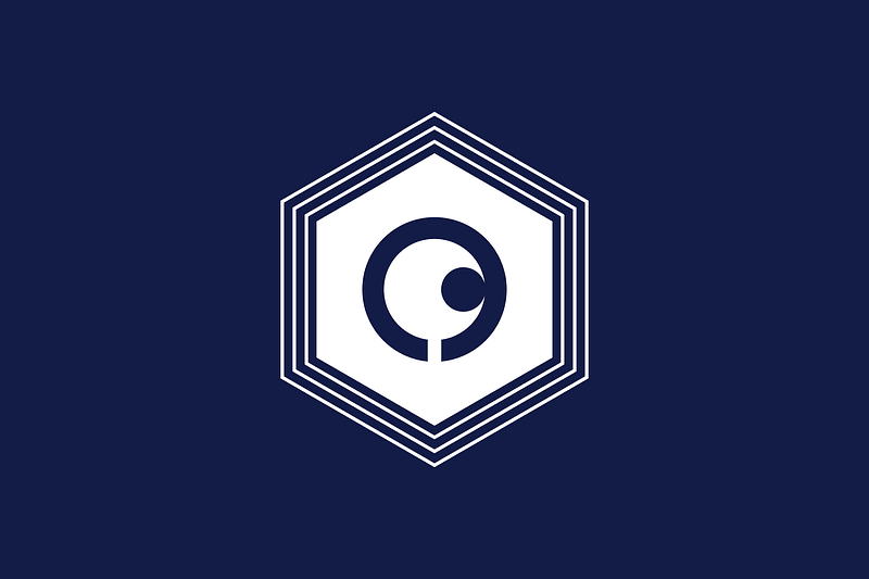 Flag of Yubari, Hokkaido