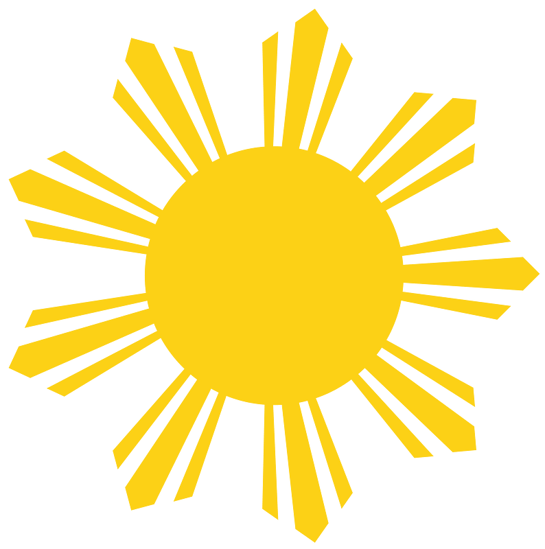 Philippine flag (proposed 9 ray sun)