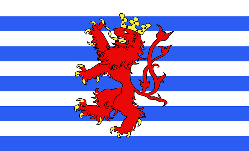 Official flag of the Province of Luxembourg