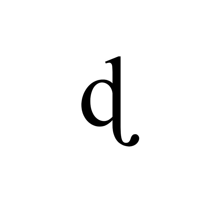 Doulos SIL — ɖ