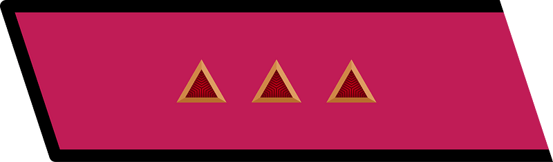 Red Army 1935 collar small mladshy komvzvod