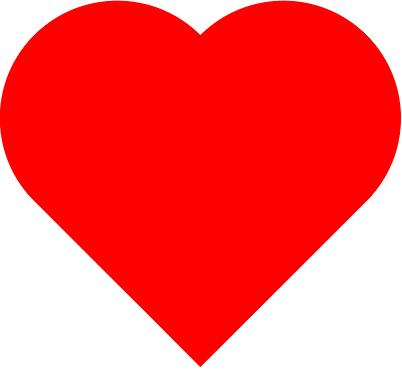 A perfect SVG heart