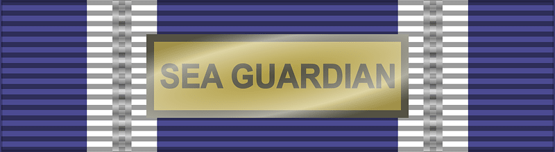 NATO Medal Sea Guardian ribbon bar