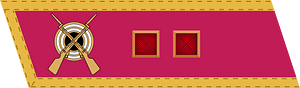 RKKA 1940 collar small OF1b leytenant